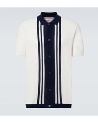 Orlebar Brown - Lumina Striped Cotton Polo Shirt - Lyst