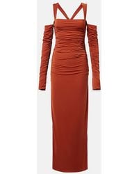 SIR. - Rosseli Gathered Jersey Maxi Dress - Lyst