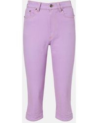 Versace - Jean Capri A Taille Haute - Lyst