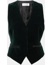 Victoria Beckham - Velvet Vest - Lyst