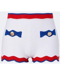 retroféte - Kait Scalloped Shorts - Lyst
