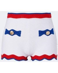 retroféte - Kait Scalloped Shorts - Lyst