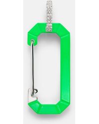 Eera - Chiara 18Kt And Diamond Single Earring - Lyst