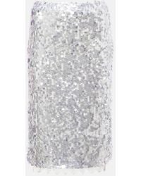 Christopher Esber - Opaline Sequined Midi Skirt - Lyst