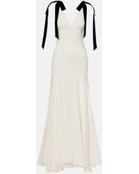Rodarte - Silk Crepe Maxi Dress - Lyst