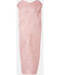 KHAITE - Maxikleid Selwyn Aus Seide - Lyst