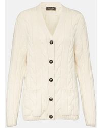 Loro Piana - Cardigan Napier De Punto Trenzado De Cachemir - Lyst