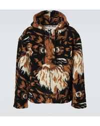 JW Anderson - Fleece Zip-Up Hoodie - Lyst