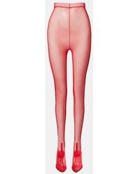 Herbert Levine - Sheer Perfection Mesh Over-The-Knee Boots - Lyst