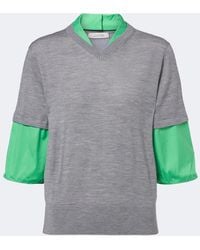 Dorothee Schumacher - Layered Virgin Wool Top - Lyst