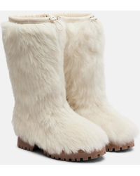 Yves Salomon - Shearling Mid-Calf Boots - Lyst