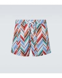 Missoni - Zigzag Swim Trunks - Lyst