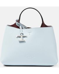 Tod's - T Timeless Micro Leather Crossbody Bag - Lyst