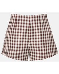 Posse - Shorts Sadie Aus Leinen - Lyst