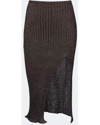 Missoni - Striped Lame Midi Skirt - Lyst