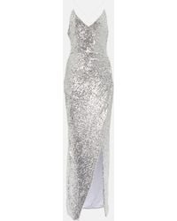 Balmain - Sequined Gown - Lyst