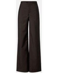 Gucci - Pinstripe Wool And Mohair Wide-Leg Pants - Lyst