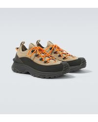 Moncler - Trailgrip Lite3 Suede-Trimmed Sneakers - Lyst