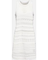 Isabel Marant - Ava Pointelle-Knit Cotton-Blend Mini Dress - Lyst