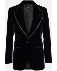 Tom Ford - Single-breasted Velvet Tuxedo Jacket - Lyst