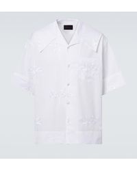 Simone Rocha - Embroidered Cotton Shirt - Lyst