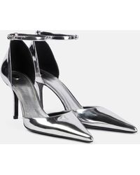 Proenza Schouler - Slash 85 Mirrored Leather Pumps - Lyst