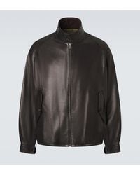A.PRESSE - Leather Jacket - Lyst