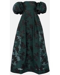 Rebecca Vallance - Off-Shoulder-Robe Beryl Aus Lame - Lyst