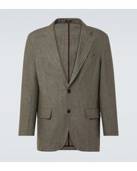 Rubinacci - Linen Blazer - Lyst
