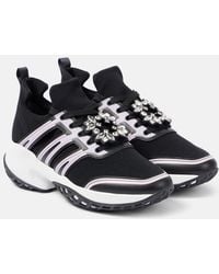 Roger Vivier - Viv Run Mesh Sneakers - Lyst