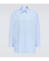 The Row - Lukre Cotton Poplin Shirt - Lyst