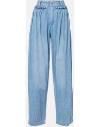 Isabel Marant - Inaya High-Rise Wide-Leg Jeans - Lyst