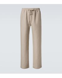 Saman Amel - Weite Hose Aus Leinen - Lyst
