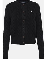 Polo Ralph Lauren - Wool And Cashmere Cardigan - Lyst