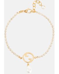 Gucci - Blondie Crystal-Embellished Bracelet - Lyst