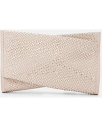 Christian Louboutin - Clutch Loubitwist Small Aus Leder Mit Kristallen - Lyst