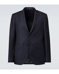 Etro - Wool Jacquard Blazer - Lyst