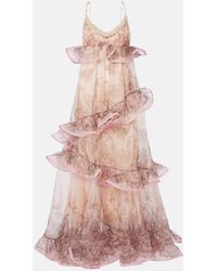 Zimmermann - Abito Lungo Crush - Lyst