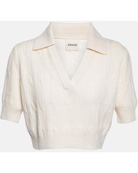 KHAITE - Pullover Lylith in misto cashmere - Lyst