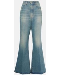 Victoria Beckham - High-Rise Flared Jeans - Lyst