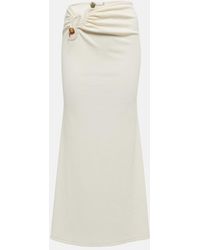 Christopher Esber - Distort Cutout High-waisted Midi Skirt - Lyst