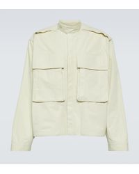 Jil Sander - Oversized Cotton Jacket - Lyst