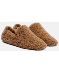 Le Monde Beryl - Orlando Shearling Slip-On Shoes - Lyst