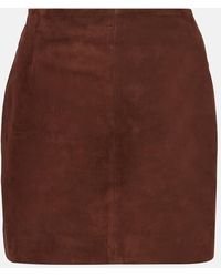Nour Hammour - Mini-Jupe Remi En Daim - Lyst