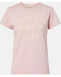 Valentino - Printed Cotton Jersey T-Shirt - Lyst