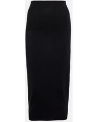 Victoria Beckham - Midirock Body Aus Strick - Lyst