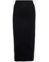 Victoria Beckham - Vb Body High-rise Knit Midi Skirt - Lyst