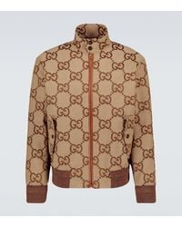 Gucci - Jumbo GG Canvas Jacket - Lyst