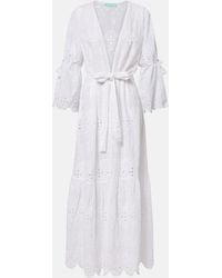 Melissa Odabash - Caftan Talitha De Bordado Ingles Con Cinturon - Lyst