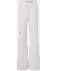 Balenciaga - Flared Cotton Sweatpants - Lyst